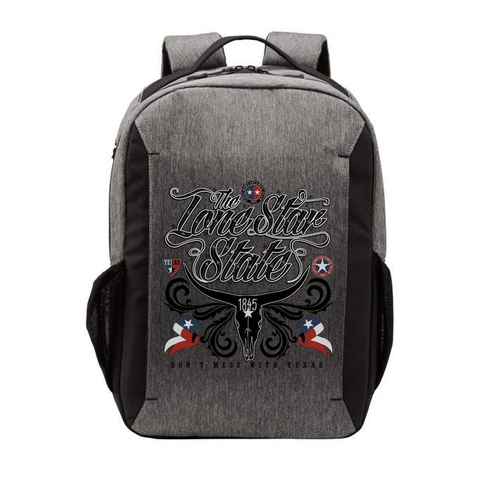 The Lone Star State 1845 Longhorn Don't Mess With Texas Vector Backpack