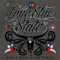 The Lone Star State 1845 Longhorn Don't Mess With Texas Vector Backpack