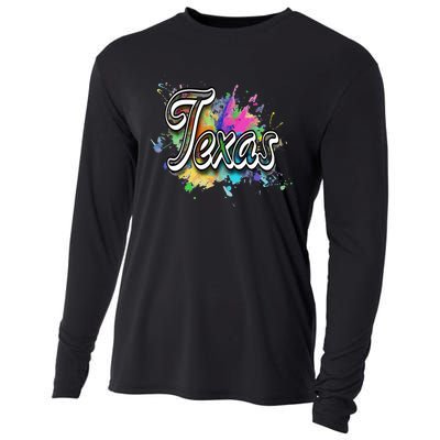 Texas Lone Star State Apparel For Men Women & Kids Texas Cooling Performance Long Sleeve Crew