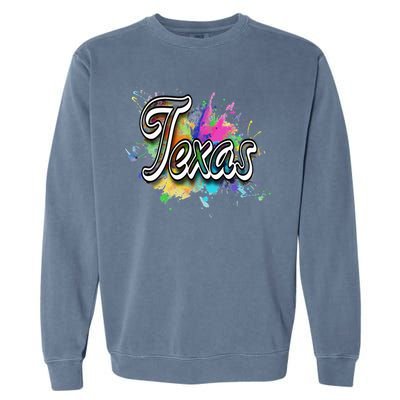 Texas Lone Star State Apparel For Men Women & Kids Texas Garment-Dyed Sweatshirt