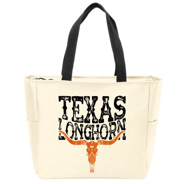 Texas Lone Star State Since 1845 Cowboy And Rodeo Texas Zip Tote Bag