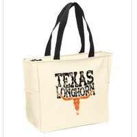 Texas Lone Star State Since 1845 Cowboy And Rodeo Texas Zip Tote Bag