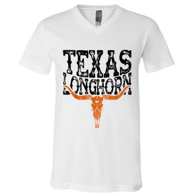 Texas Lone Star State Since 1845 Cowboy And Rodeo Texas V-Neck T-Shirt