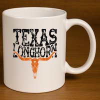 Texas Lone Star State Since 1845 Cowboy And Rodeo Texas 11oz C Handle Ceramic Mug