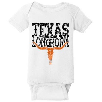 Texas Lone Star State Since 1845 Cowboy And Rodeo Texas Baby Bodysuit
