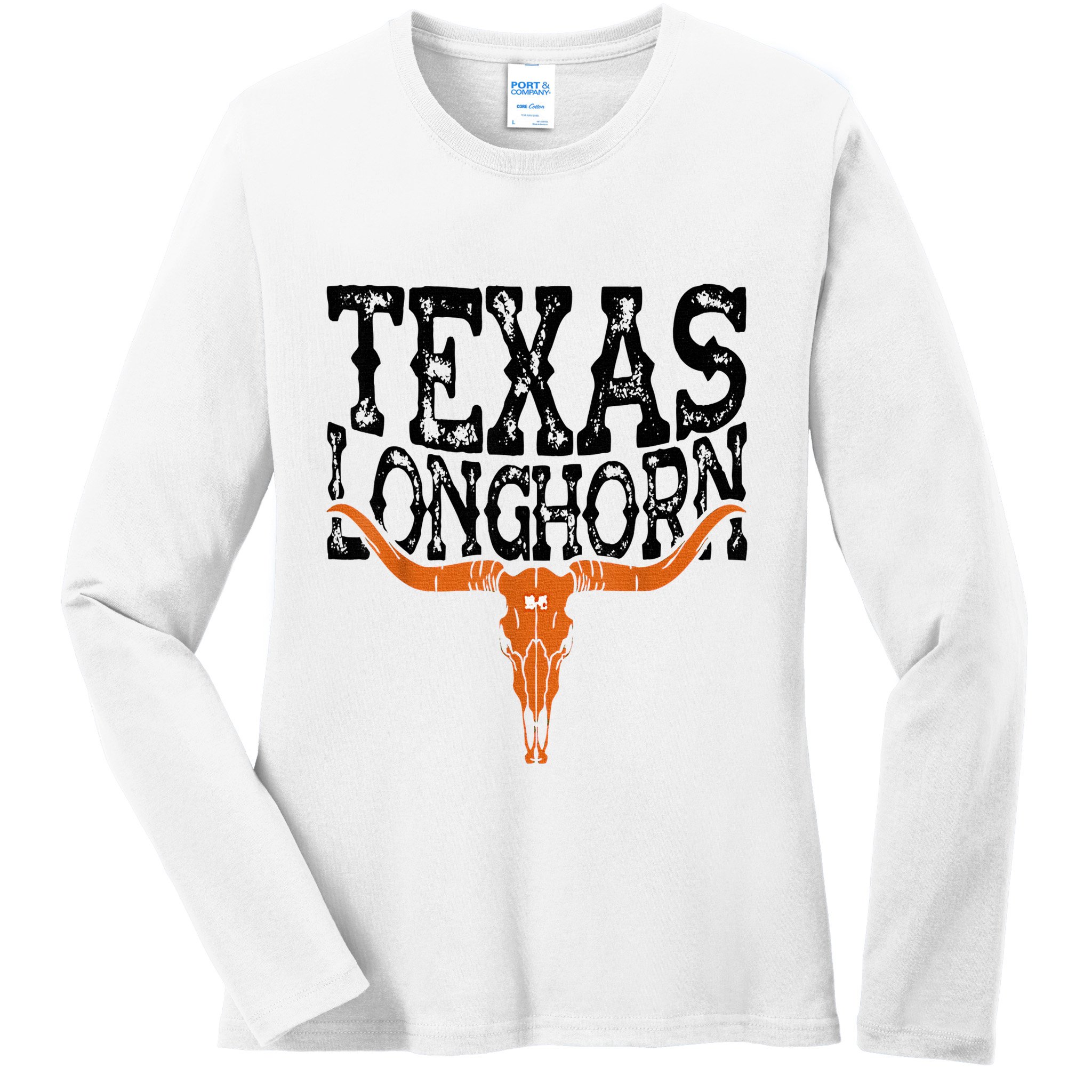 Texas Lone Star State Since 1845 Cowboy And Rodeo Texas Ladies Long Sleeve Shirt