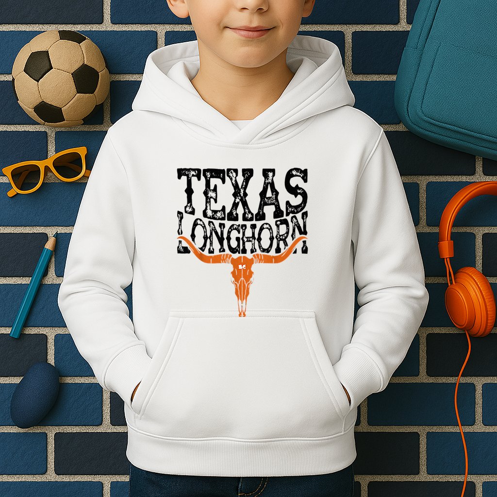 Texas Lone Star State Since 1845 Cowboy And Rodeo Texas Kids Hoodie