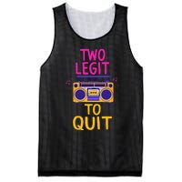 Two Legit To Quit 2nd Birthday Party Hip Hop Theme Toddlers Mesh Reversible Basketball Jersey Tank