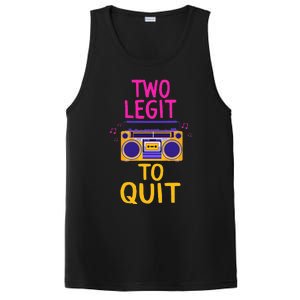 Two Legit To Quit 2nd Birthday Party Hip Hop Theme Toddlers PosiCharge Competitor Tank