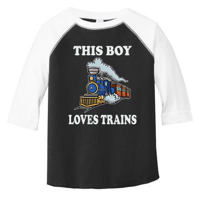 This Loves Trains Gift Train Wagon Lover Gifts Toddler Fine Jersey T-Shirt