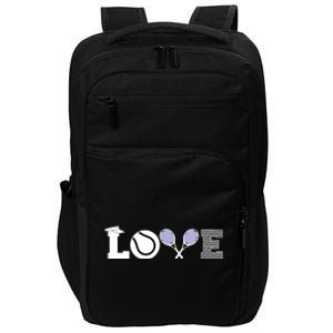 Tennis Love Tennis Fan Tennis Player Gift Tennis Lover Impact Tech Backpack