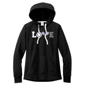 Tennis Love Tennis Fan Tennis Player Gift Tennis Lover Women's Fleece Hoodie