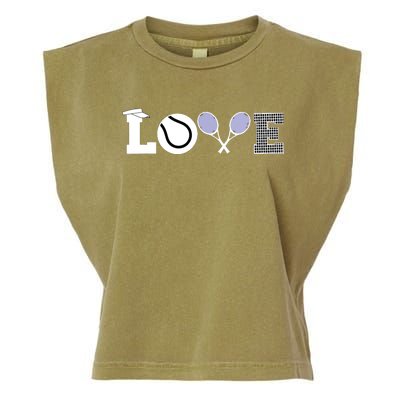 Tennis Love Tennis Fan Tennis Player Gift Tennis Lover Garment-Dyed Women's Muscle Tee