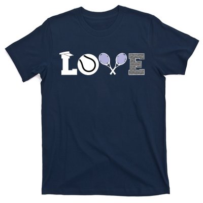 Tennis Love Tennis Fan Tennis Player Gift Tennis Lover T-Shirt