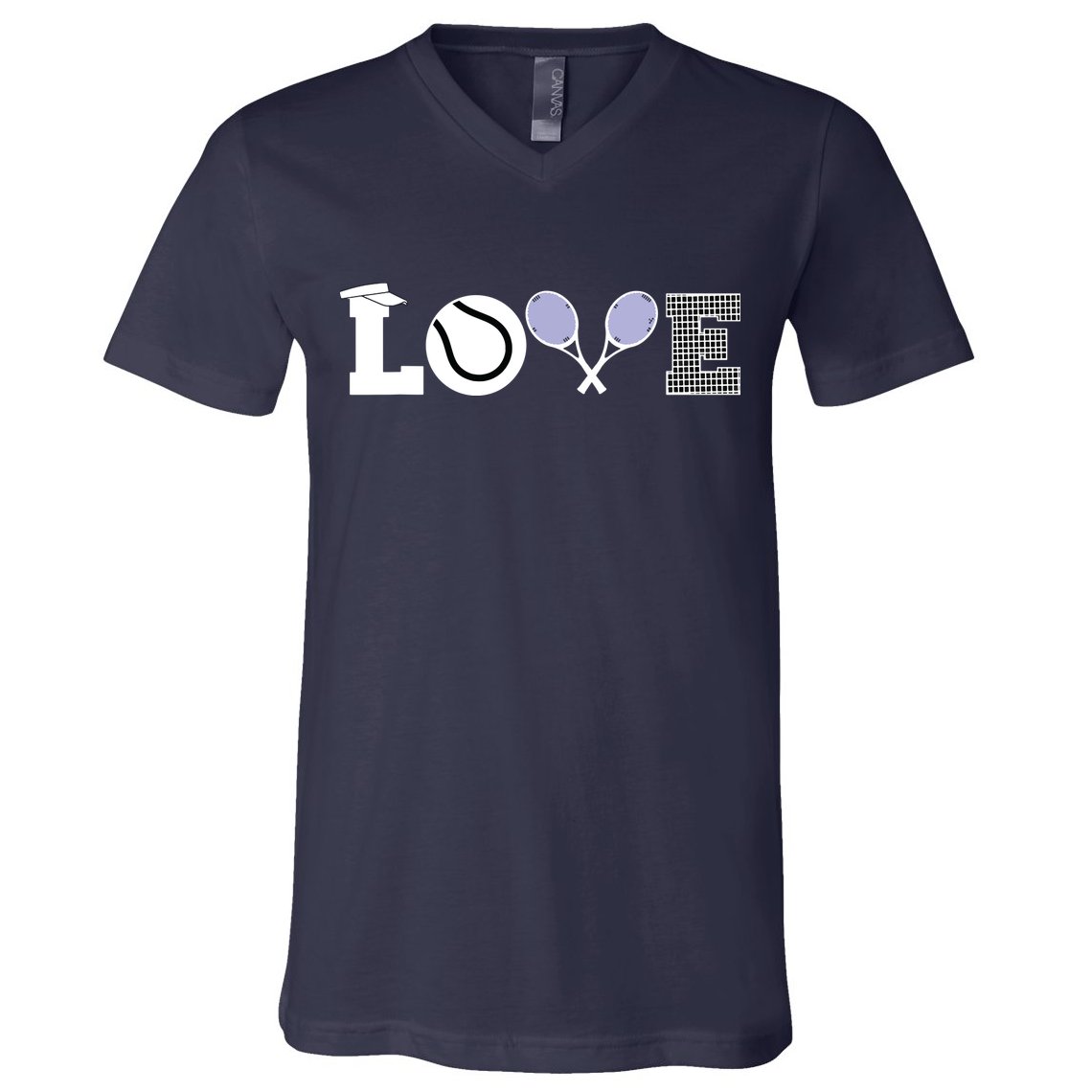 Tennis Love Tennis Fan Tennis Player Gift Tennis Lover V-Neck T-Shirt