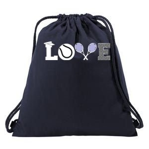 Tennis Love Tennis Fan Tennis Player Gift Tennis Lover Drawstring Bag