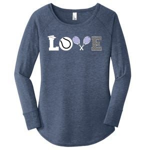 Tennis Love Tennis Fan Tennis Player Gift Tennis Lover Women's Perfect Tri Tunic Long Sleeve Shirt