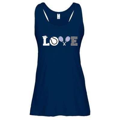 Tennis Love Tennis Fan Tennis Player Gift Tennis Lover Ladies Essential Flowy Tank