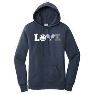 Tennis Love Tennis Fan Tennis Player Gift Tennis Lover Women's Pullover Hoodie