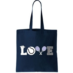 Tennis Love Tennis Fan Tennis Player Gift Tennis Lover Tote Bag