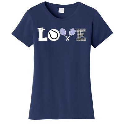 Tennis Love Tennis Fan Tennis Player Gift Tennis Lover Women's T-Shirt