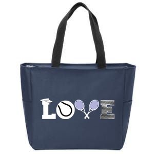 Tennis Love Tennis Fan Tennis Player Gift Tennis Lover Zip Tote Bag