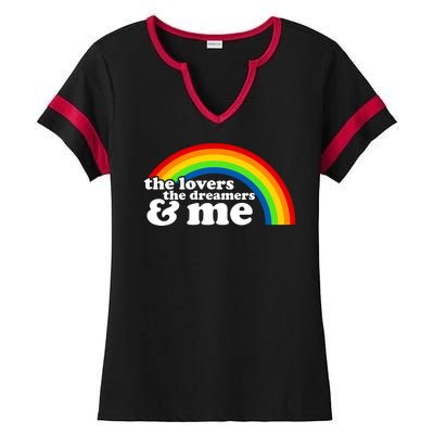 The Lovers The Dreamers And Me Ladies Halftime Notch Neck Tee