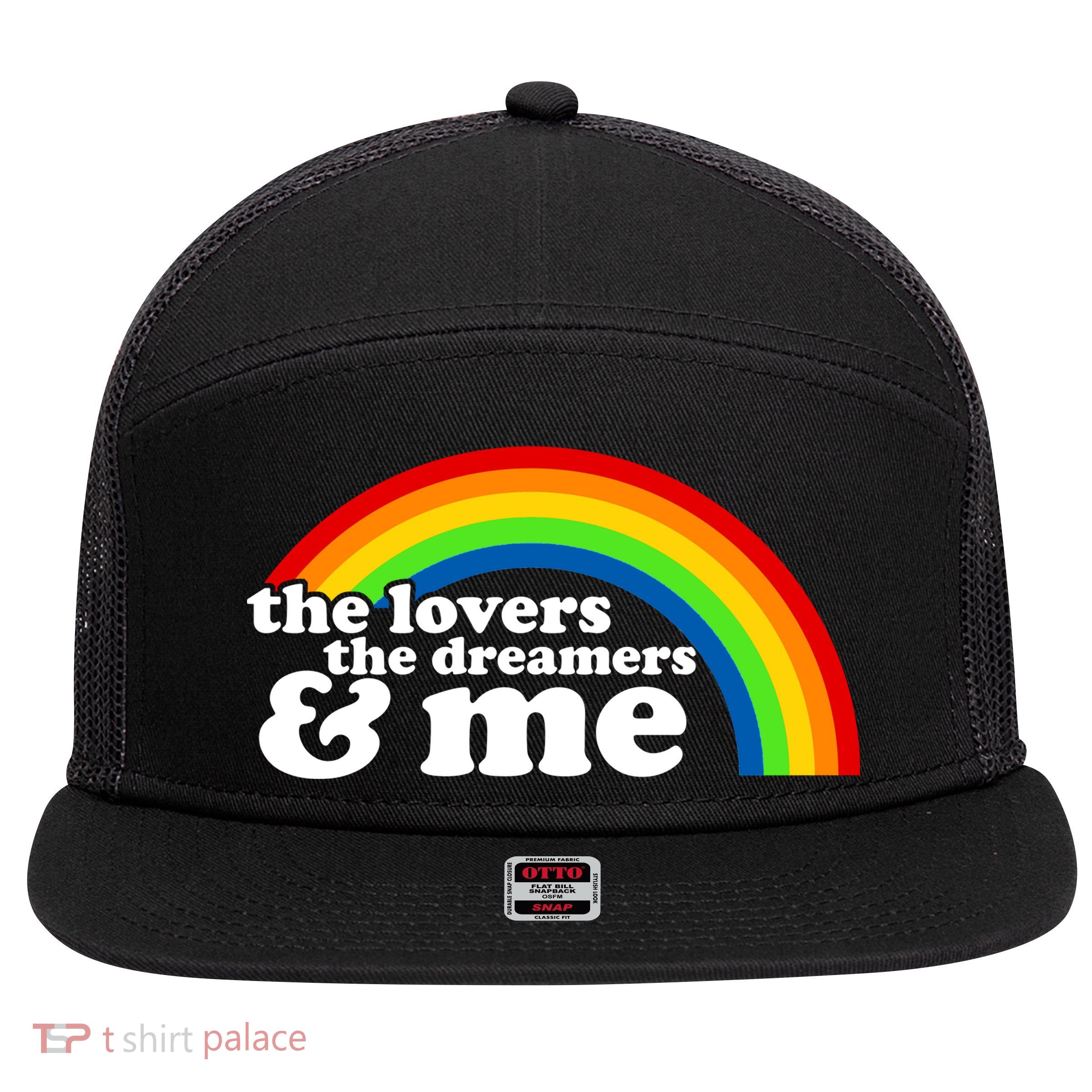 The Lovers The Dreamers And Me 7 Panel Mesh Trucker Snapback Hat