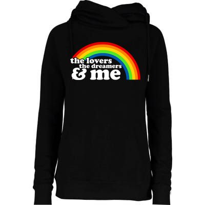 The Lovers The Dreamers And Me Womens Funnel Neck Pullover Hood
