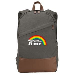 The Lovers The Dreamers And Me Cotton Canvas Backpack