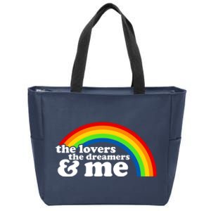 The Lovers The Dreamers And Me Zip Tote Bag