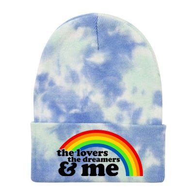 The Lovers The Dreamers And Me Tie Dye 12in Knit Beanie