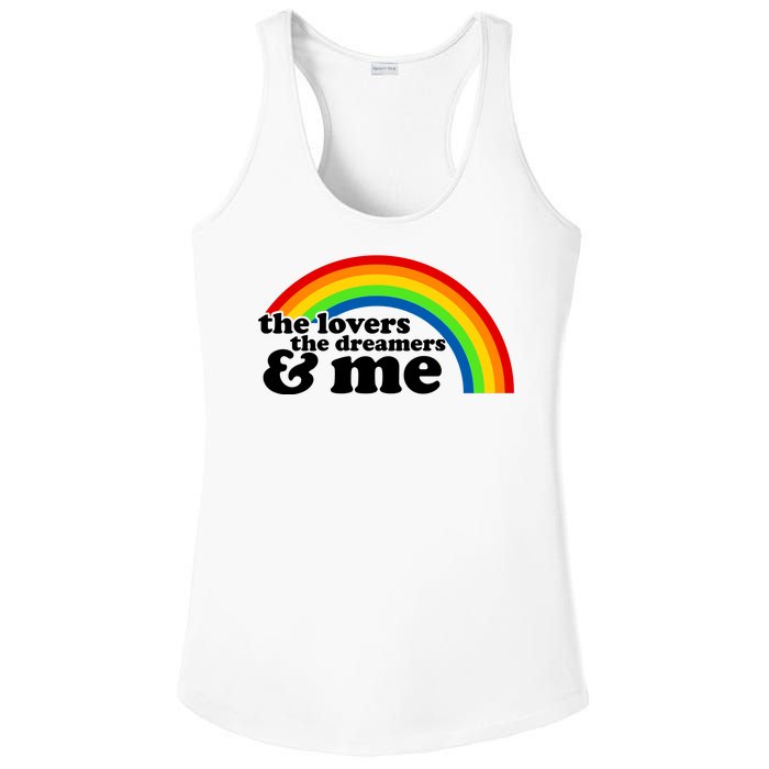 The Lovers The Dreamers And Me Ladies PosiCharge Competitor Racerback Tank