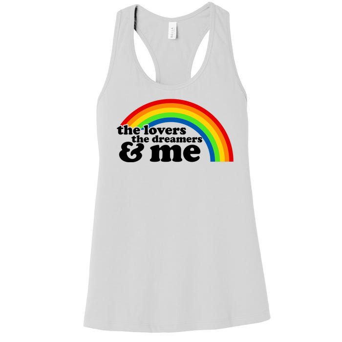 The Lovers The Dreamers And Me Women's Racerback Tank