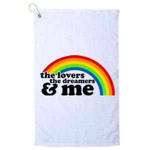 The Lovers The Dreamers And Me Platinum Collection Golf Towel