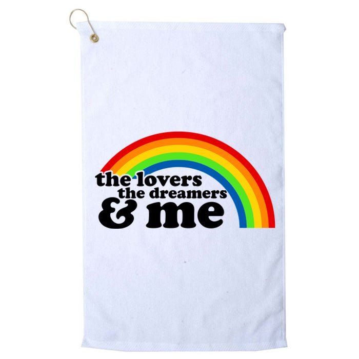 The Lovers The Dreamers And Me Platinum Collection Golf Towel