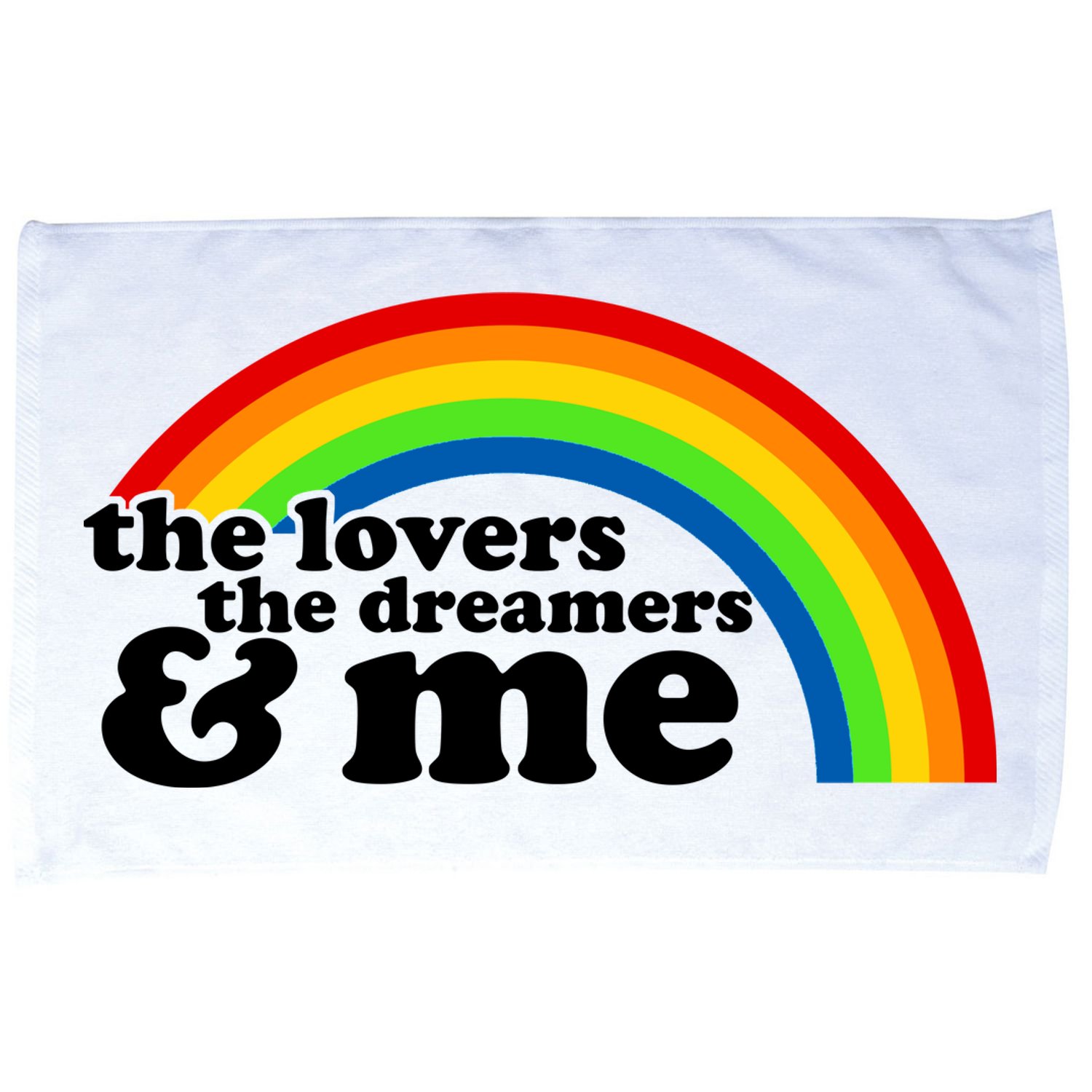 The Lovers The Dreamers And Me Microfiber Hand Towel