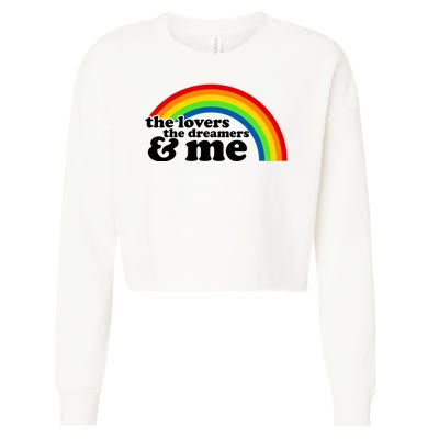 The Lovers The Dreamers And Me Cropped Pullover Crew