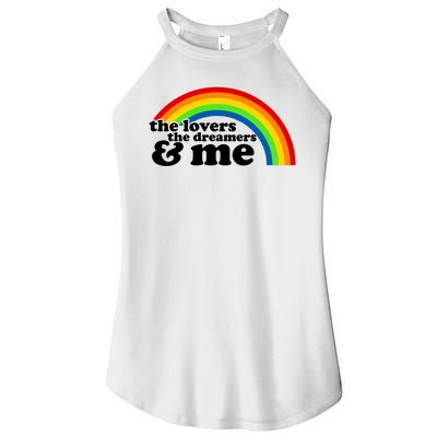 The Lovers The Dreamers And Me Women's Perfect Tri Rocker Tank