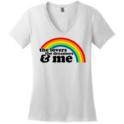 The Lovers The Dreamers And Me Women's V-Neck T-Shirt