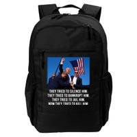 Trump Lives Trump Fight Fight Fight 2024 Daily Commute Backpack