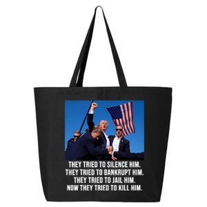 Trump Lives Trump Fight Fight Fight 2024 25L Jumbo Tote