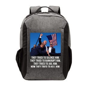 Trump Lives Trump Fight Fight Fight 2024 Vector Backpack