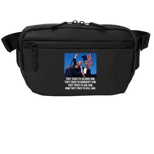 Trump Lives Trump Fight Fight Fight 2024 Crossbody Pack