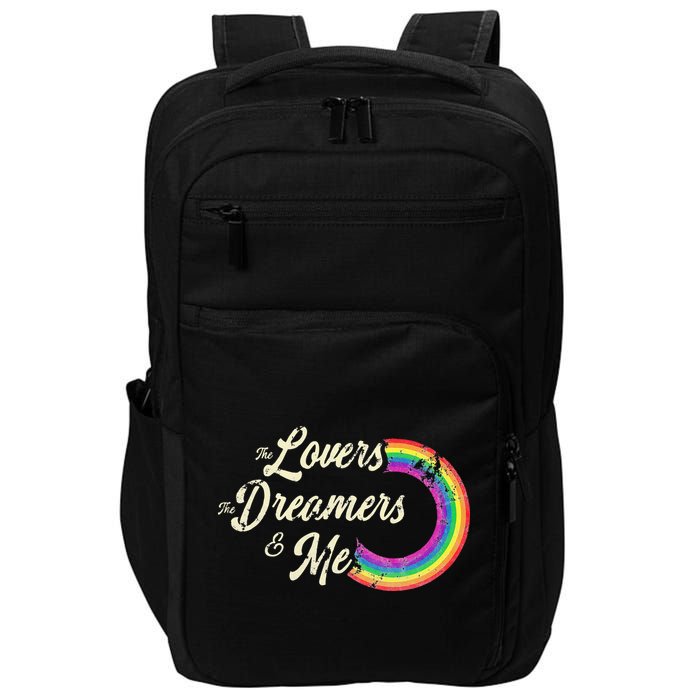 The Lovers The Dreamers And Me Rainbow Impact Tech Backpack