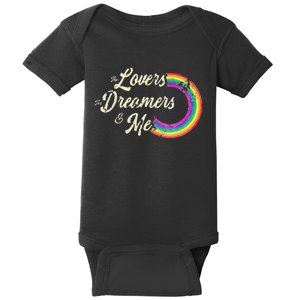 The Lovers The Dreamers And Me Rainbow Baby Bodysuit