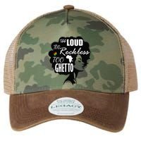Too Loud Too Reckless Too Ghetto Juneteenth Black History Legacy Tie Dye Trucker Hat