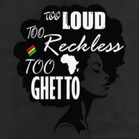Too Loud Too Reckless Too Ghetto Juneteenth Black History Adult Drive Performance Visor