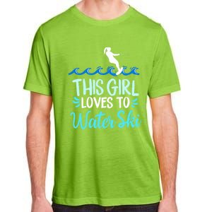 This Loves To Water Ski Meaningful Gift Adult ChromaSoft Performance T-Shirt