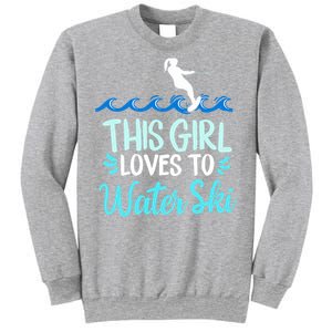 This Loves To Water Ski Meaningful Gift Sweatshirt